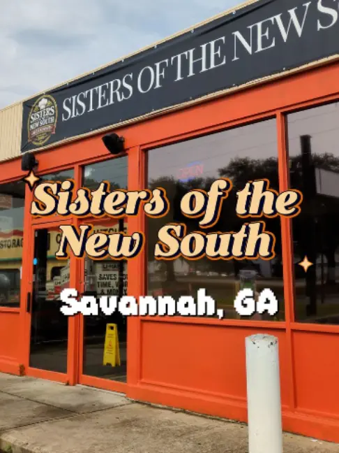 Sisters of the New South in Savannah showing restaurant visit, food review, atmosphere, video by tandumness.blog on TikTok
