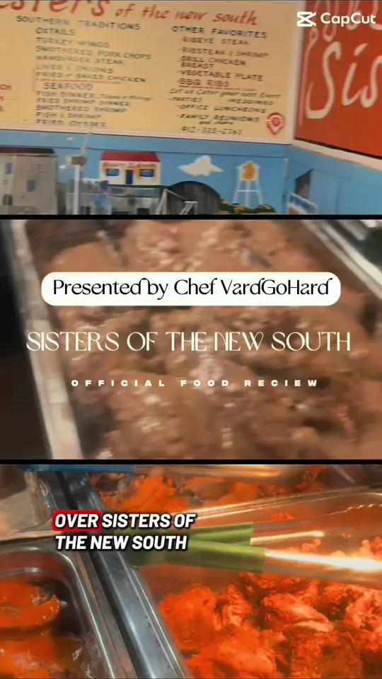Sisters of the New South in Savannah showing food review, southern comfort food, black owned business, video by chef_vardgohard on TikTok