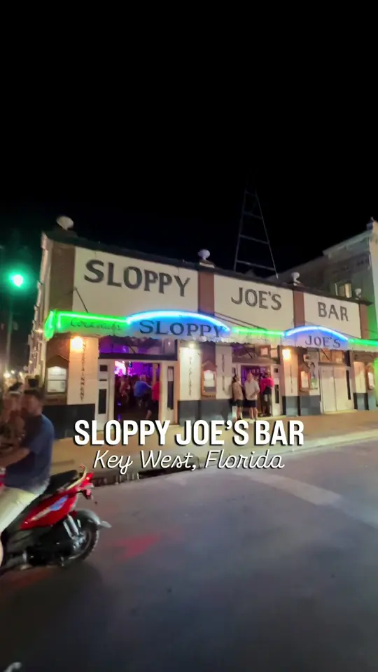 Sloppy Joe's Bar in Key West showing live music, drinks, dining, venue visit, video by thingstodosouthflorida on TikTok