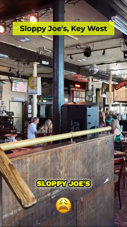 Sloppy Joe's Bar in Key West showing history, visit, video by Traveling Robert on Facebook