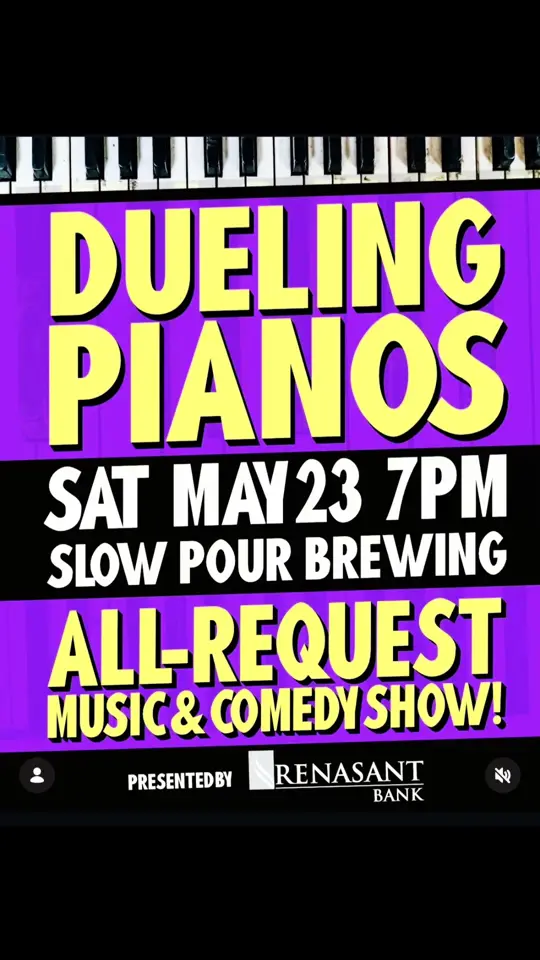 Slow Pour Brewing Company in Lawrenceville showing live music, dueling pianos, video by dr.smash_burgers on TikTok
