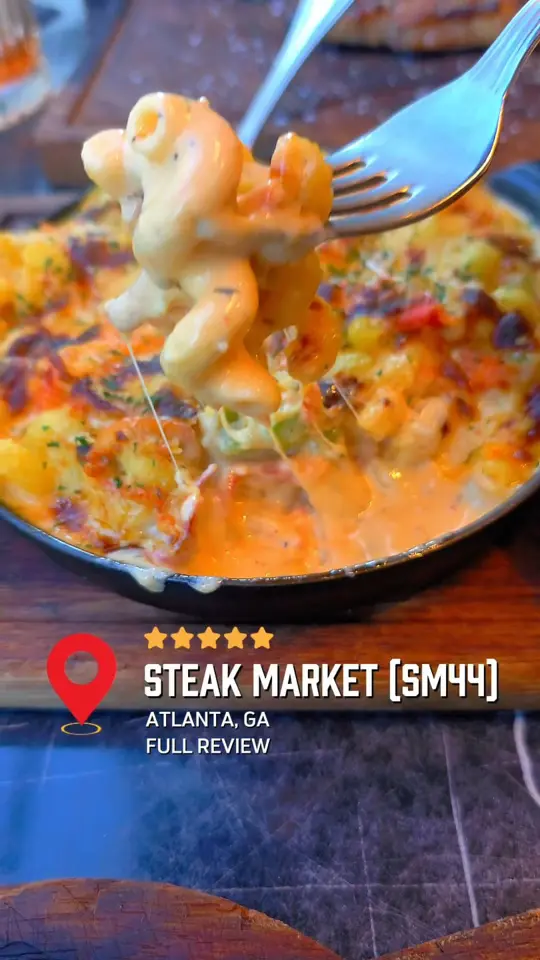 SM44 Atl in Atlanta showing review, lobster mac and cheese, video by Keidra Johnson on Facebook