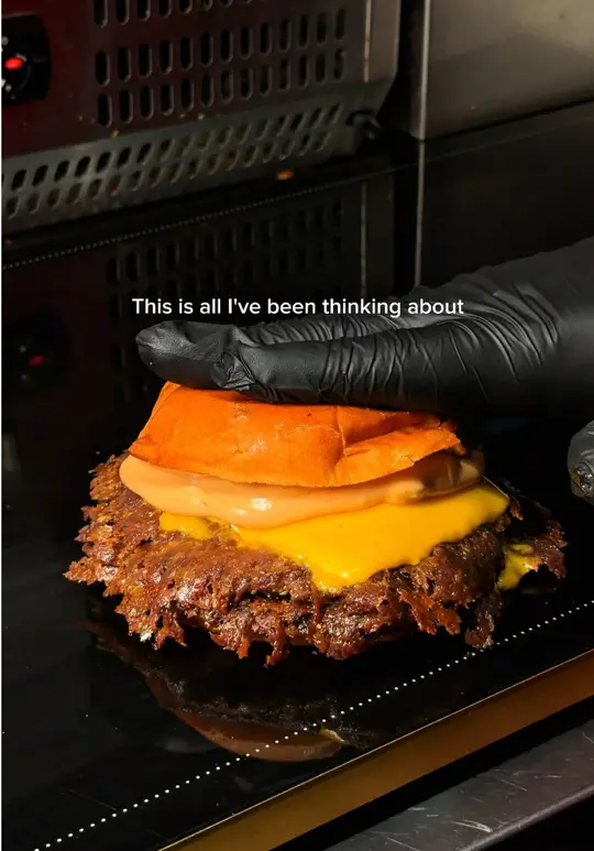 Smash Bros Burgers and Shakes in Miami showing burger, shake, video by smashbros.co on TikTok