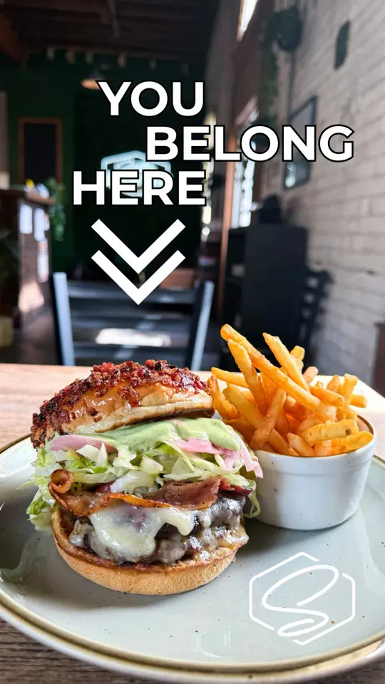 Smith's American Tavern in Lakeland showing burger, burger week promotion, video by Smith's American Tavern on Facebook
