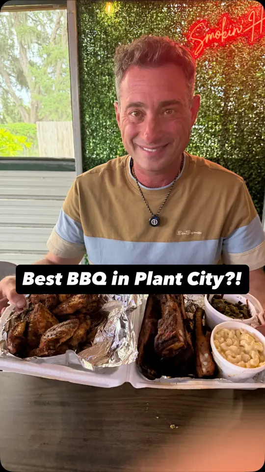 Smokin' Aces BBQ & Steakhouse Plant City in Plant City showing burger, bbq, ribs, wings, video by Foodie Justice on Facebook