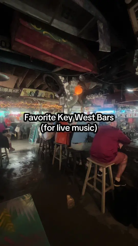 Smokin' Tuna Saloon in Key West showing casual vibes, good music, drinks, seafood, video by kimdanger1 on TikTok