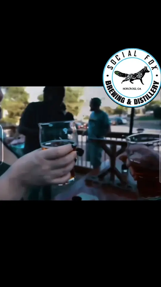 Social Fox Brewing & Distillery in Norcross showing atmosphere, vibes, video by Social Fox Brewing on YouTube