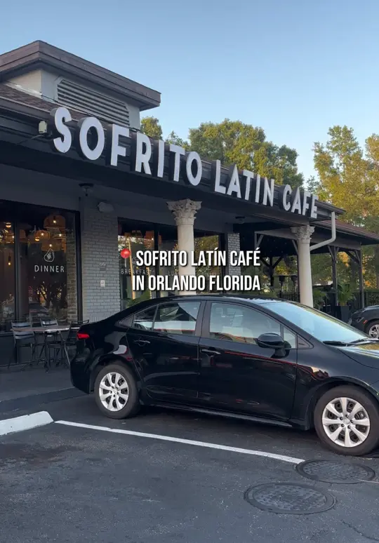 Sofrito Latin Cafe in Orlando showing dinner, visit, video by aabbbyy8 on TikTok