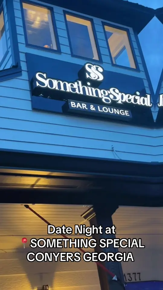 Something Special Bar & Lounge in Conyers showing date night, couple goals, video by meshabetrese on TikTok
