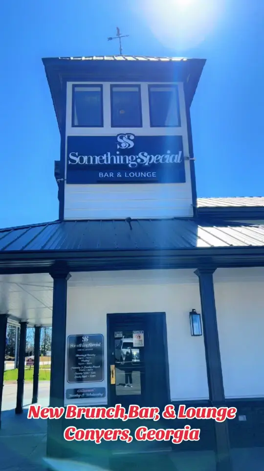 Something Special Bar & Lounge in Conyers showing review, visit, video by remirocket on TikTok