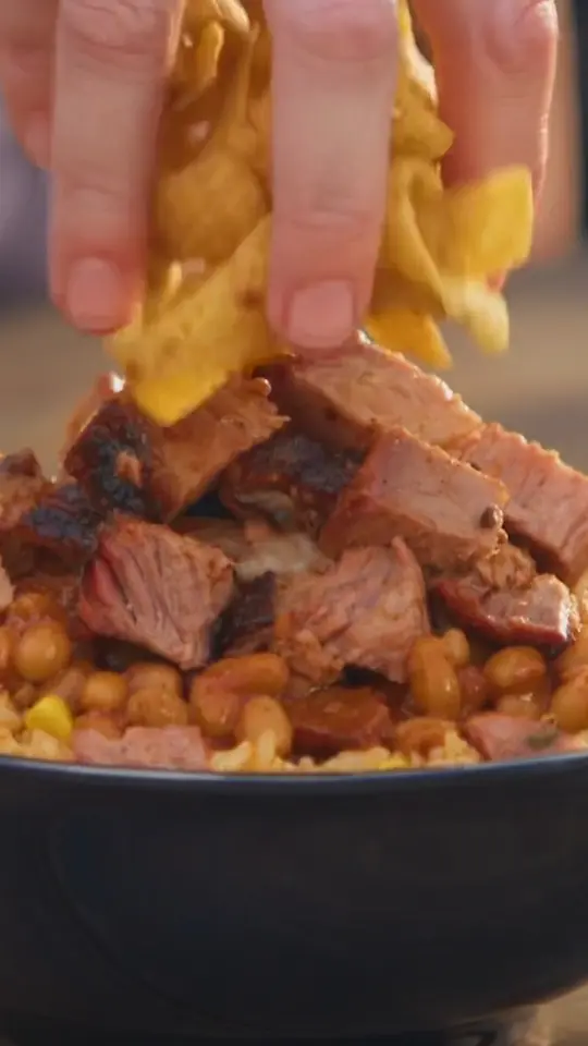 Sonny's BBQ in Kingsland showing food, pitmaster select bowls, video by Sonny's BBQ on Facebook
