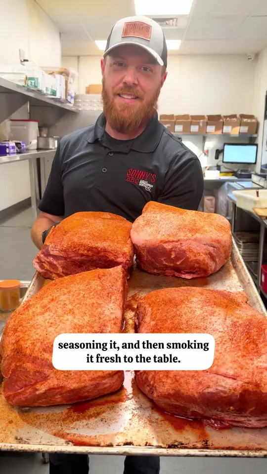 Sonny's BBQ in Macon showing food, turkey, video by sonnysbbq on TikTok