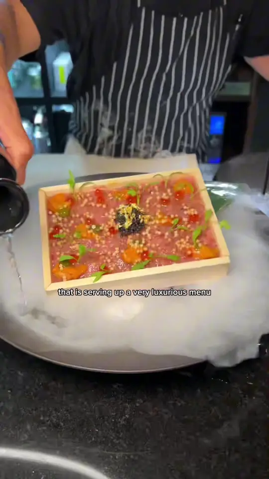 SORA by Hotel Collection in Miami showing omakase experience, food, video by explorewithgg on TikTok