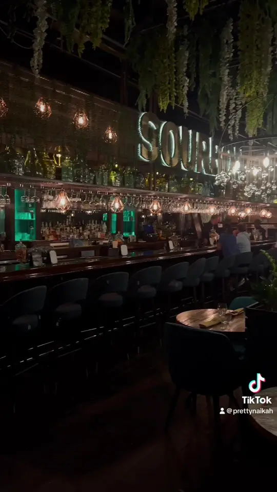 Sourbon in West Palm Beach showing restaurant visit, review, video by prettynaikah on TikTok