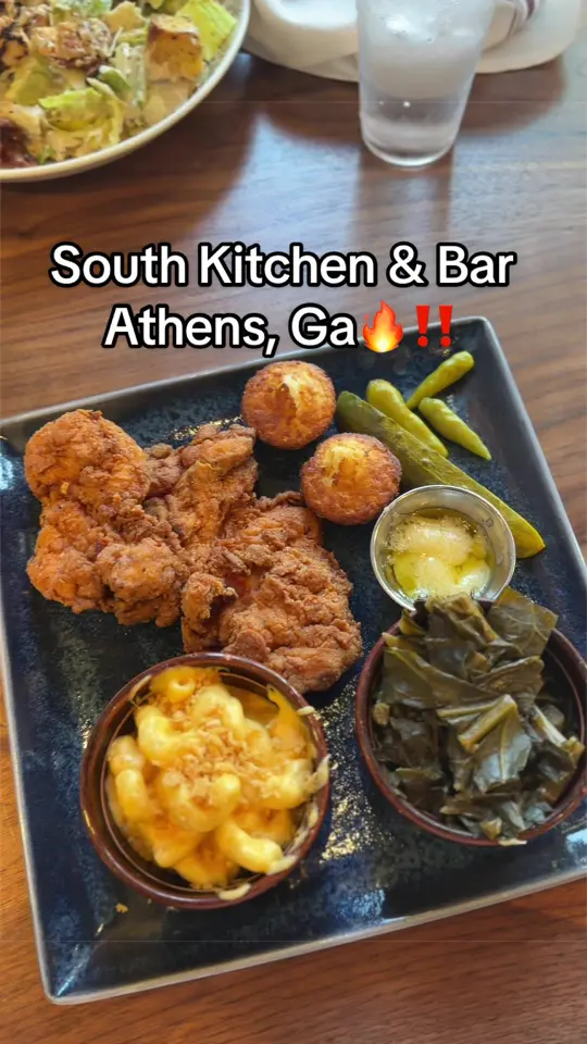 South Kitchen + Bar in Athens showing restaurant, visit, video by lifewithdavison on TikTok