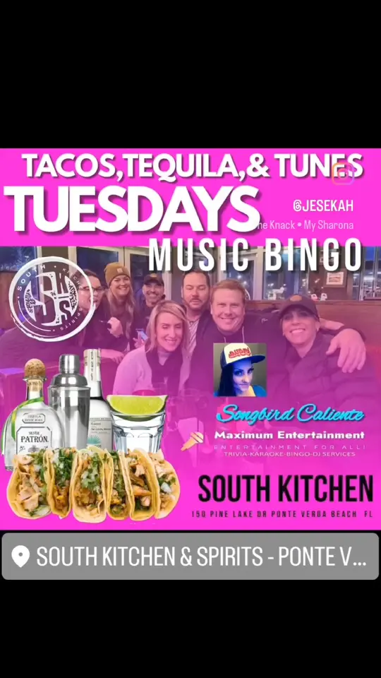 South Kitchen & Spirits in Ponte Vedra Beach showing live music, tacos, tequila, video by South Kitchen & Spirits - Ponte Vedra, F on Facebook