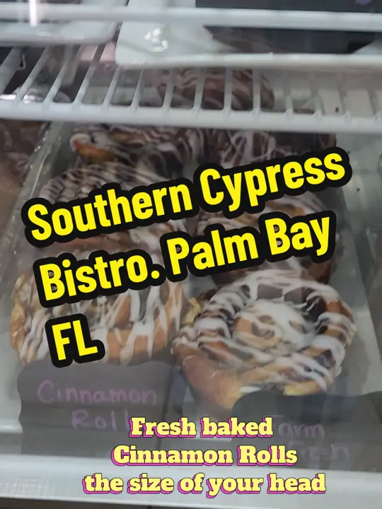 Southern Cypress Bistro in Palm Bay showing visit, restaurant review, food, video by sterlingwitchery on TikTok