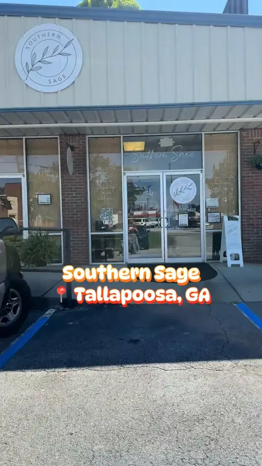 Southern Sage in Tallapoosa showing lunch, restaurant visit, video by Lauren Goes Local on Facebook