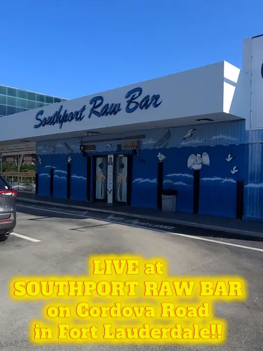 Southport Raw Bar in Fort Lauderdale showing visit, seafood, video by flashback.south.f on TikTok