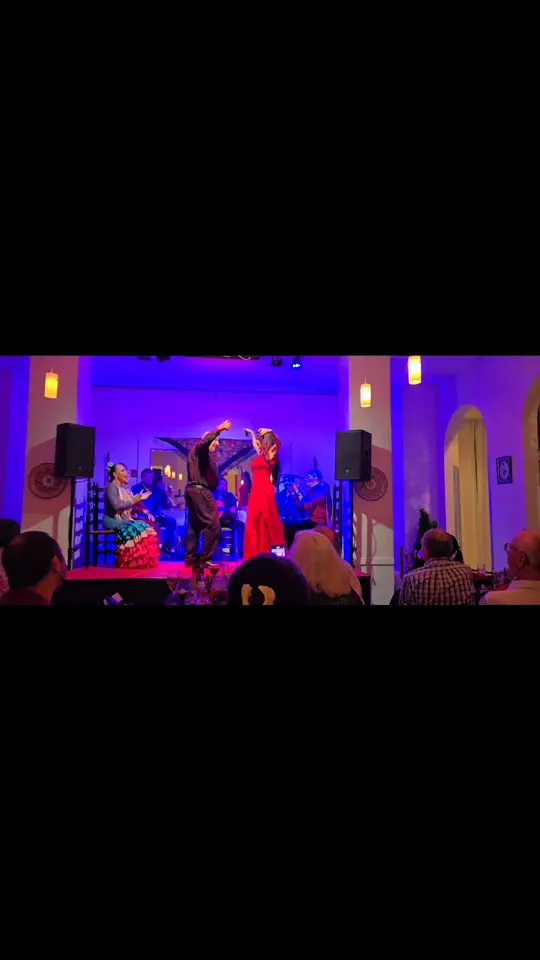 Spain Restaurant And Toma Bar in Tampa showing live music, flamenco dance, video by El Tigre's Taste Buds on Facebook