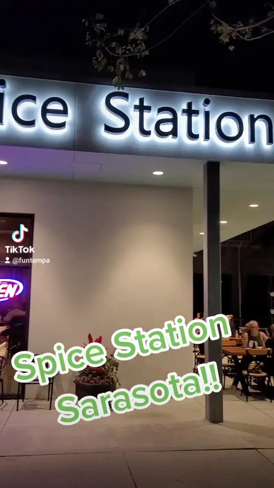 Spice Station in Sarasota showing review, thai food, curry pastries, video by Kerin  Clarkin on Facebook