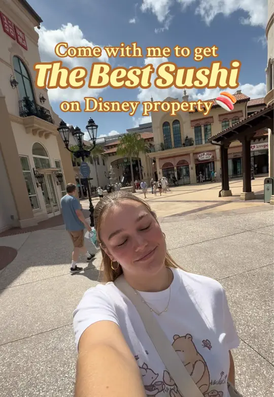 Splitsville Dining Room in Lake Buena Vista showing sushi, disney foodie, disney springs, video by allisonwonderland116 on TikTok