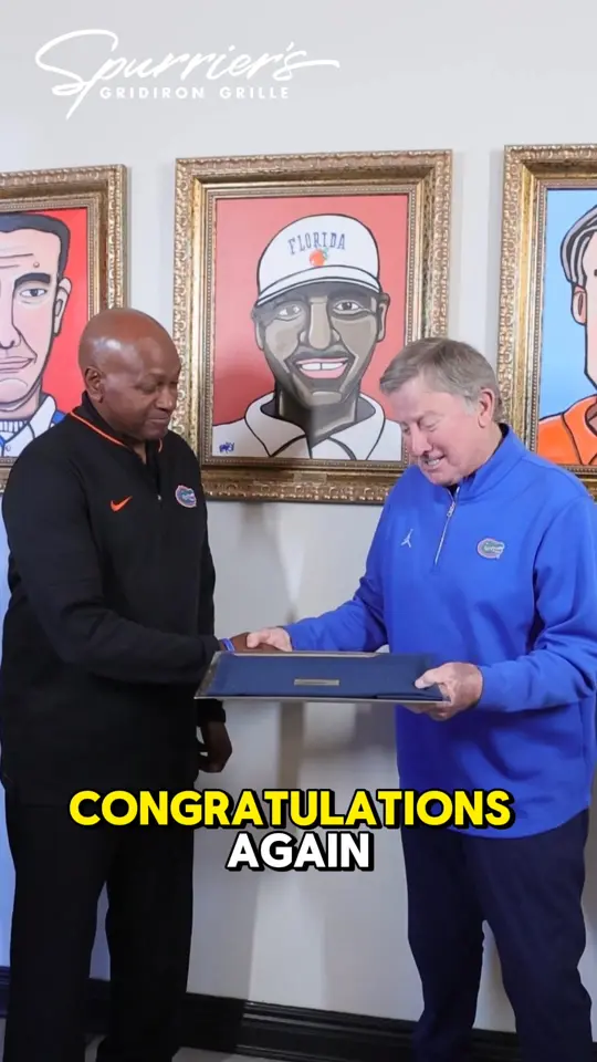 Spurrier's Gridiron Grille in Gainesville showing atmosphere, visit, video by Coach Steve Spurrier on Facebook
