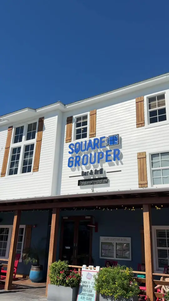 Square Grouper Islamorada in Islamorada showing food review, tuna avocado egg rolls, video by thedailybitenyc on TikTok