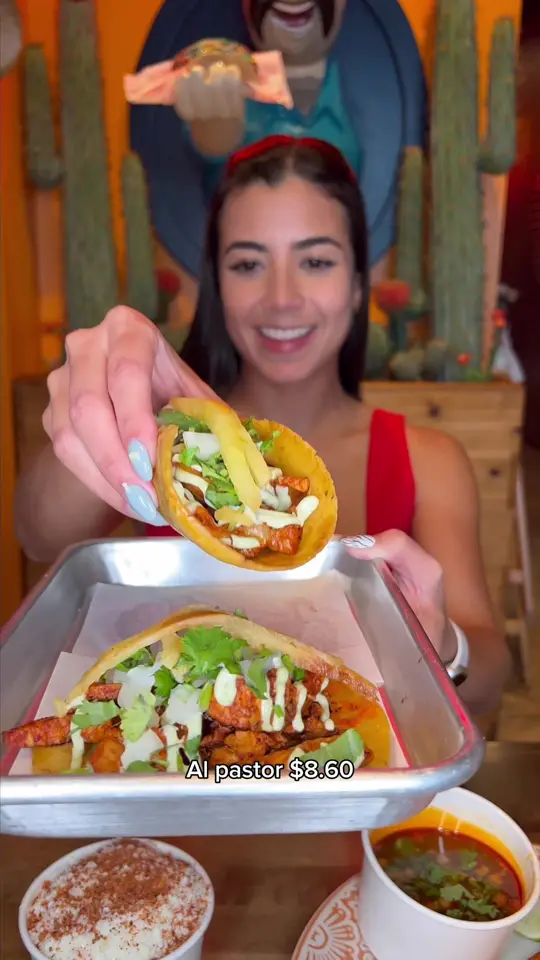 Sr de los Tacos Doral in Doral showing tacos, esquites, churros, nachos, quesadilla, video by gabrielaromeros on TikTok