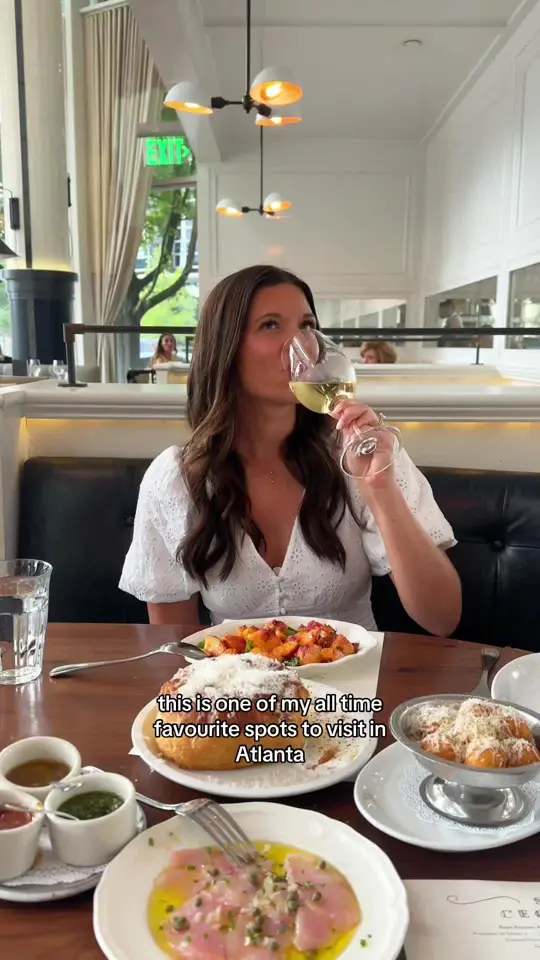 St. Cecilia in Atlanta showing restaurant visit, buckhead, video by atlpeachyeats_ on TikTok