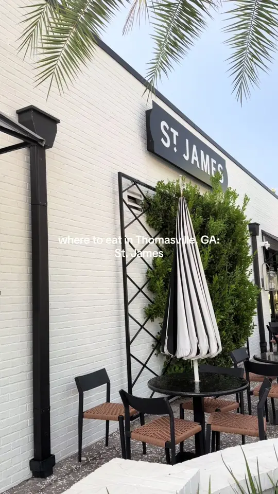 St. James in Thomasville showing food, sticky ribs, video by cass_travels on TikTok