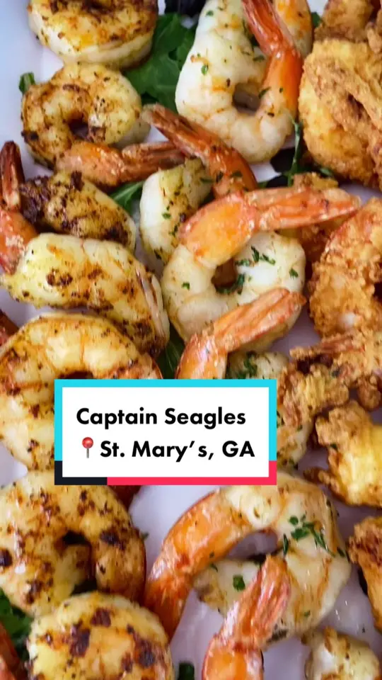 St Marys Seafood & More (Georgia) in St Marys showing restaurant, seafood, shrimp, video by georgiaseafood on TikTok
