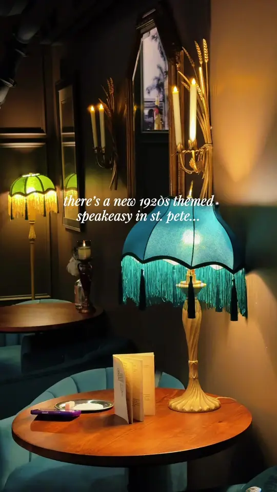 St. Petersburg Distillery in St. Petersburg showing cocktail, speakeasy atmosphere, visit, video by samanthaaelliott on TikTok