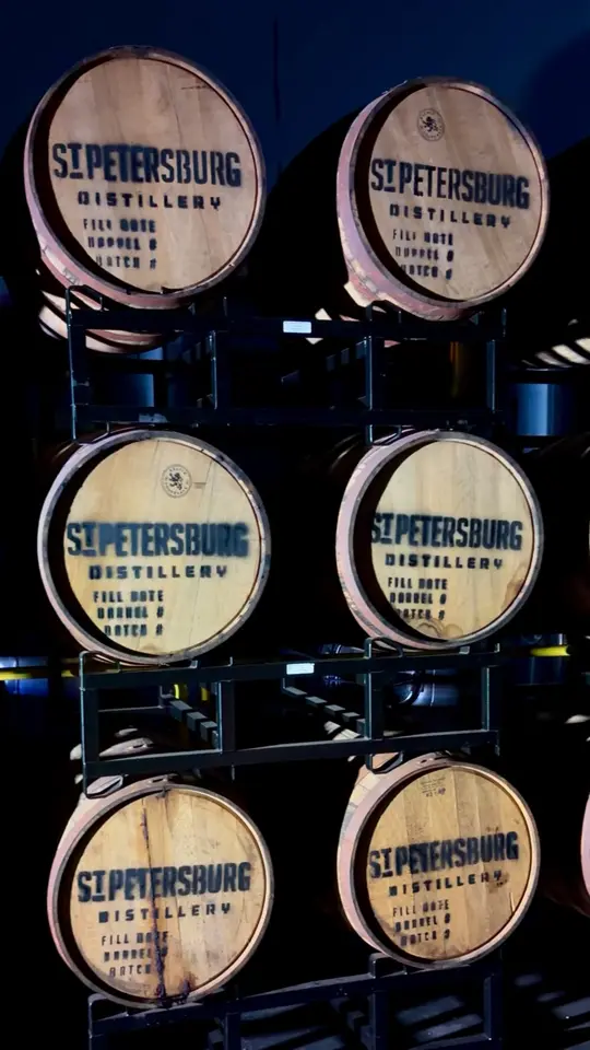 St. Petersburg Distillery in St. Petersburg showing tour, tasting, craft cocktail, speakeasy, video by Things To Do Tampa Bay on Facebook