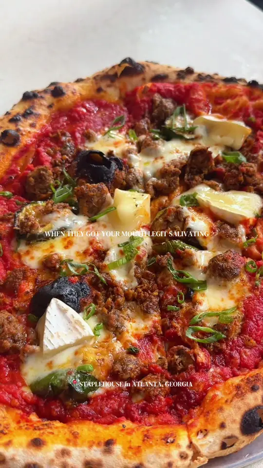 Staplehouse in Atlanta showing food, pizza, video by lucassmitty5 on TikTok