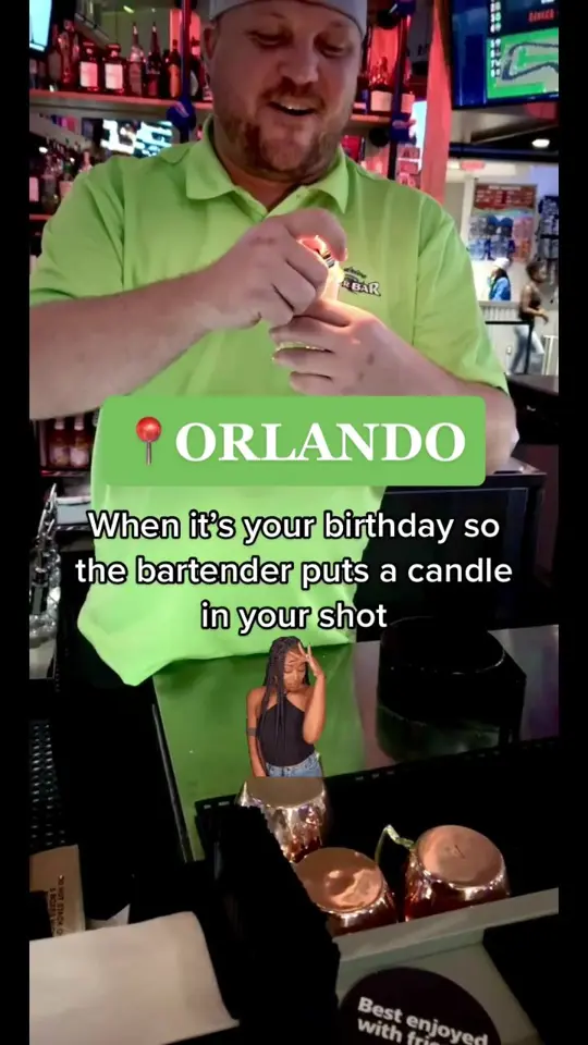 Star Bar in Orlando showing visit, atmosphere, video by thefloridaplayground on TikTok