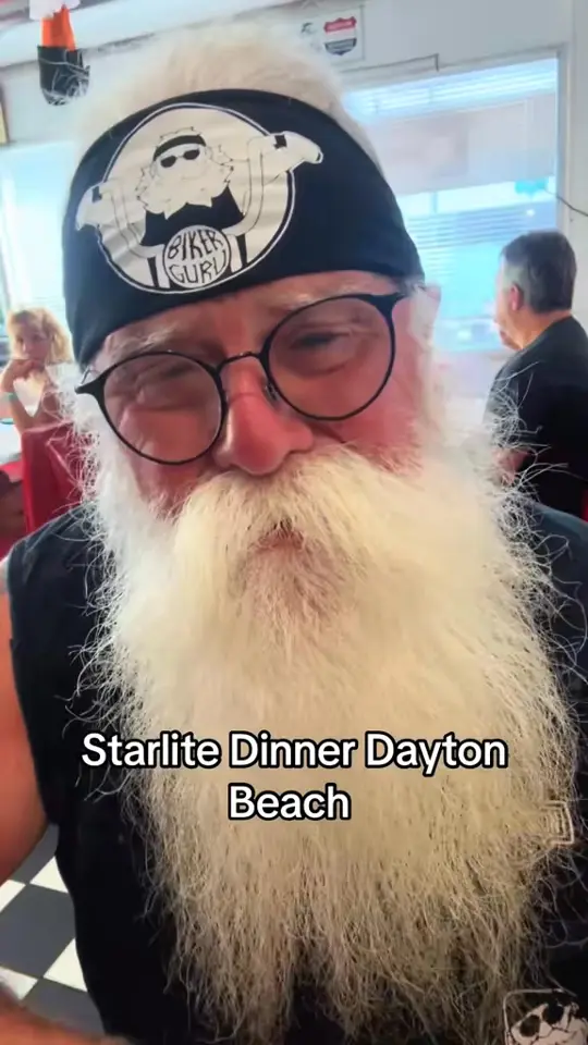 Starlite Diner in Daytona Beach showing breakfast, review, video by The Biker Guru on Facebook