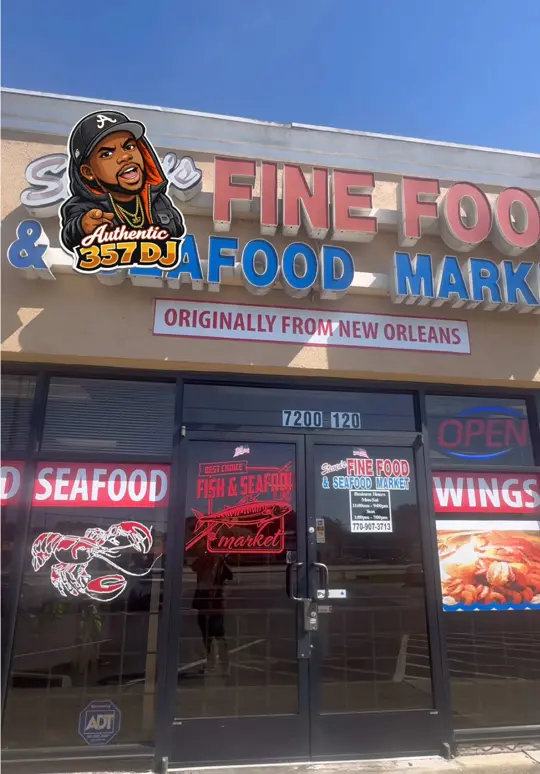 Steven's Fine Food & Seafood Market in Riverdale showing review, visit, video by authentic_357dj on TikTok