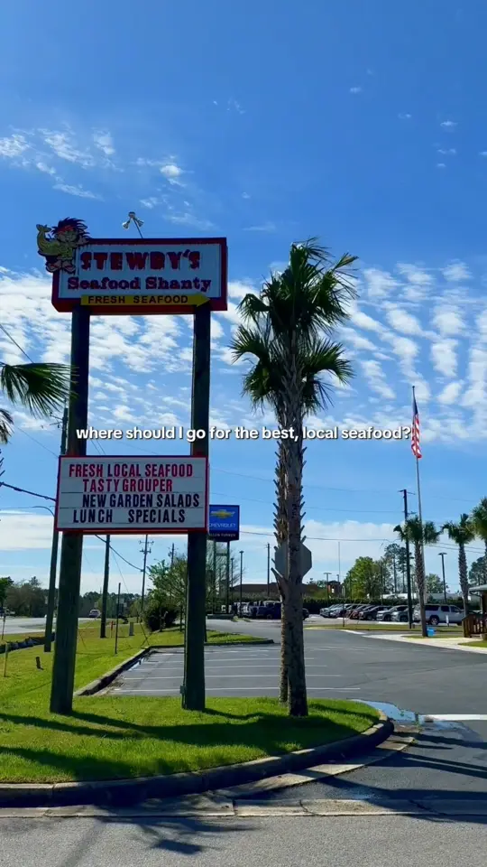 Stewby's Seafood Shanty in Crestview showing visit, atmosphere, video by Stewby's Seafood Shanty on Facebook