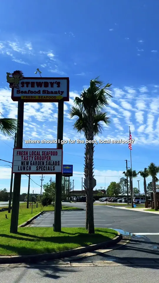 STEWBY'S Seafood Shanty in Fort Walton Beach showing visit, atmosphere, video by stewbys on TikTok