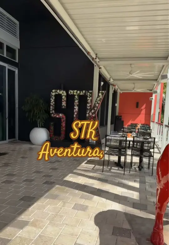 STK Aventura in Aventura showing happy hour, visit, video by the.real.deal.thia on TikTok