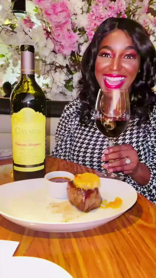 STK Steakhouse in Atlanta showing review, visit, craft cocktail, pumpkin spiced old fashioned, award winning spiced watermelon, video by servinglooksatl on TikTok
