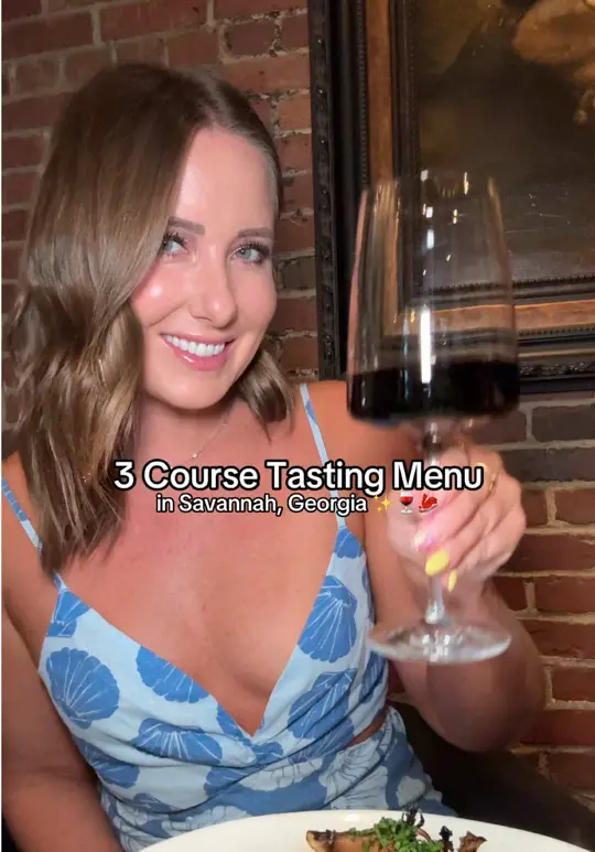 Stone & Webster Chophouse in Savannah showing review, visit, food, tomato and burrata, seared ahi tuna, ny strip, video by thelongweekender on TikTok