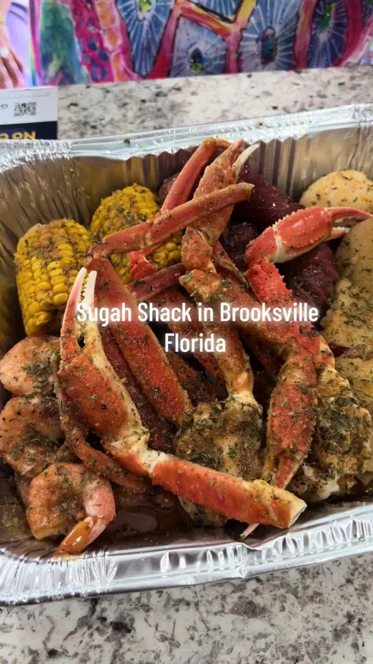 Sugah Shack in Brooksville showing review, seafood, video by sugah.shack624 on TikTok