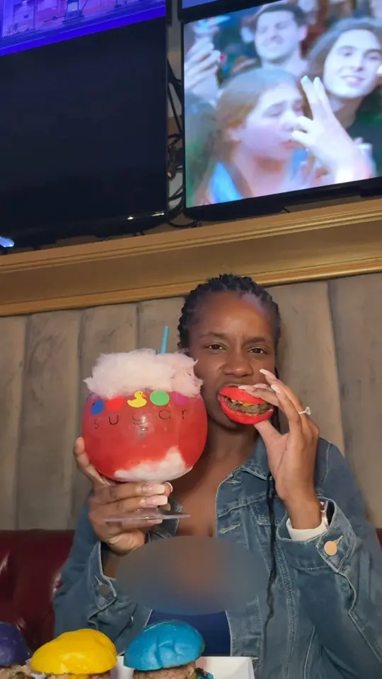 Sugar Factory American Brasserie - Atlanta in Atlanta showing visit, cocktail, video by shanikkyeats on Facebook