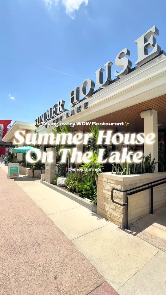 Summer House On The Lake in Lake Buena Vista showing review, visit, cookies and cream rice crispy treat, video by kaymarie023 on TikTok