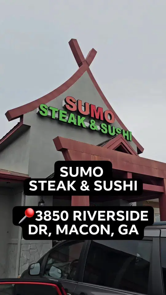 SUMO Steak & Sushi in Macon showing all you can eat sushi, hibachi, video by sandrah214 on TikTok