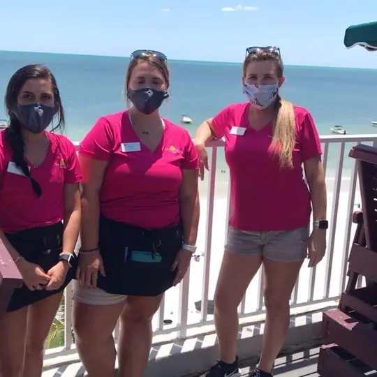 Sun Deck at the Lani Kai in Fort Myers Beach showing venue opening, happy hour food, video by Sun Deck at Lani Kai on Facebook