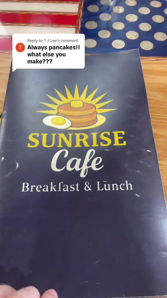 Sunrise Cafe & Bakery Downtown in Panama City showing breakfast, lunch, sandwich, video by sunrisecafegeneseoil on TikTok