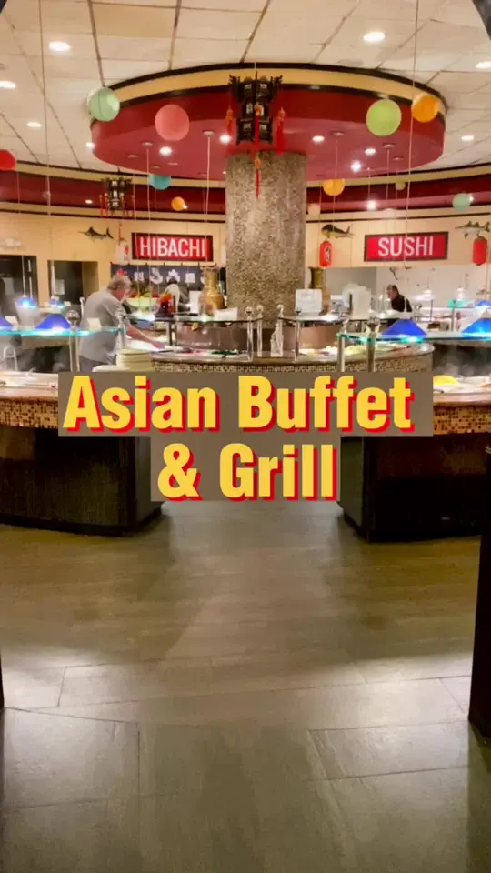 Sunrise Grille in Jekyll Island showing buffet, restaurant visit, video by mayka.will on TikTok
